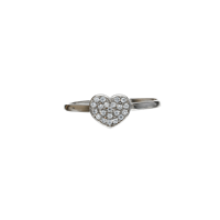 Ring Damiata Gioielli Woman in White Gold Zircone 324/7/102/1 - 324/7/102/1